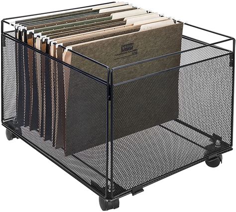 metal mesh collapsible file folder box|hanging file organizer box.